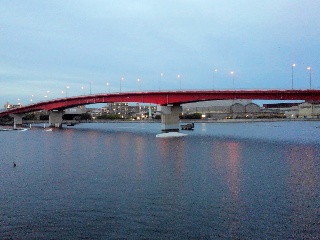 夕方の西宮大橋