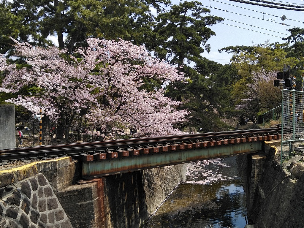 上新田川の鉄橋